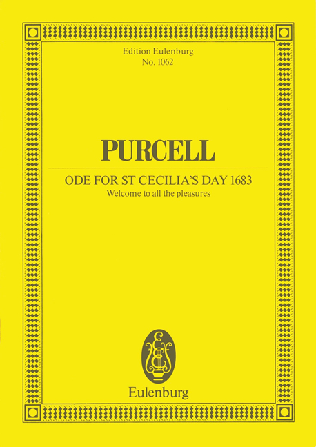 Anderes Coverbild Ode zum St. Cecilia's Day 1683 "Selig, selig die Lust und Wonne"