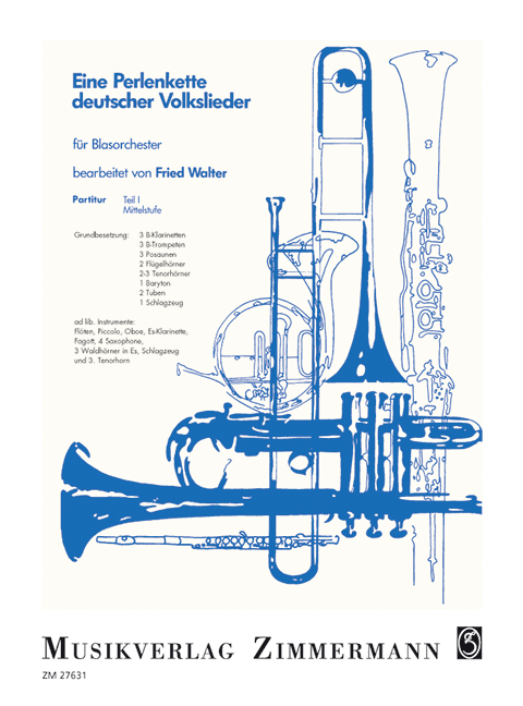 Vorderes Coverbild Eine Perlenkette deutscher Volkslieder Teil 1