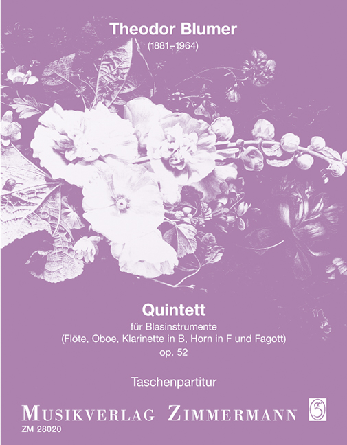 Vorderes Coverbild Quintett op. 52 