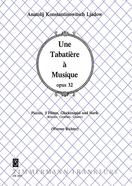 Vorderes Coverbild Une Tabatière à Musique op. 32 