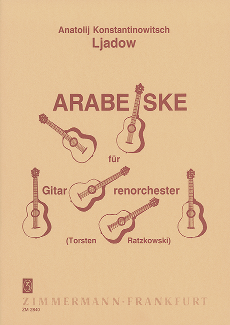 Vorderes Coverbild Arabeske op. 4/4 
