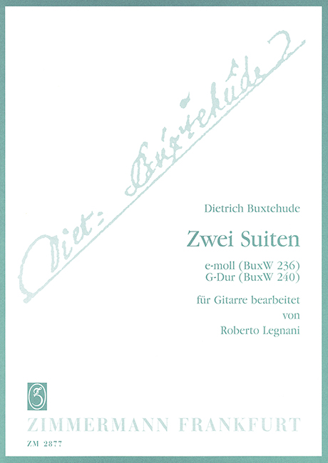 Vorderes Coverbild 2 Suiten e-Moll und G-Dur BuxWV 236 und 240 