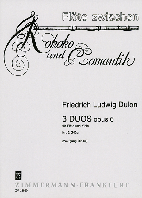 Vorderes Coverbild 3 Duos op. 6 