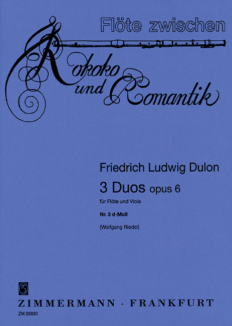 Vorderes Coverbild 3 Duos op. 6 