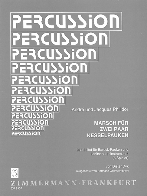 Vorderes Coverbild Marsch für zwei Paar Kesselpauken 