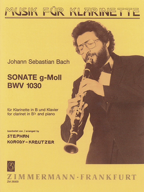 Vorderes Coverbild Sonate g-Moll BWV 1030 