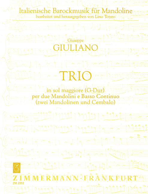 Vorderes Coverbild Trio G-Dur 