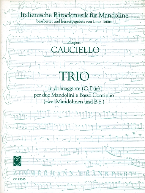 Vorderes Coverbild Trio C-Dur 