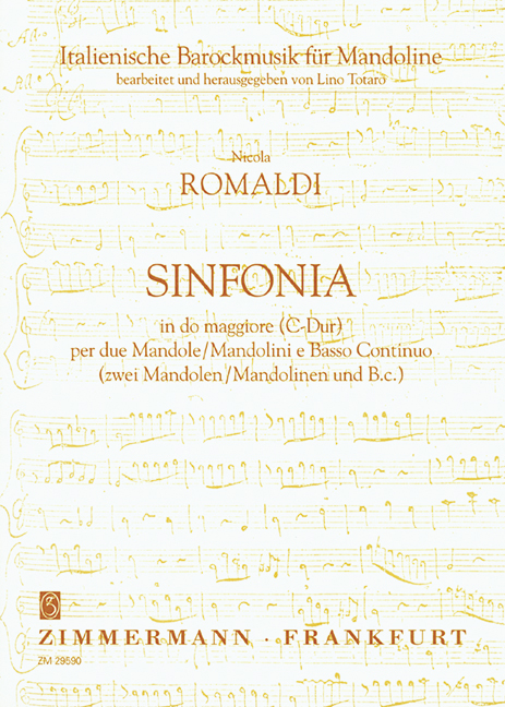 Vorderes Coverbild Sinfonia C-Dur 