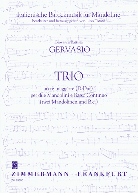 Vorderes Coverbild Trio D-Dur 