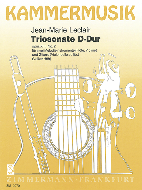 Vorderes Coverbild Triosonate D-Dur op. 13/2 