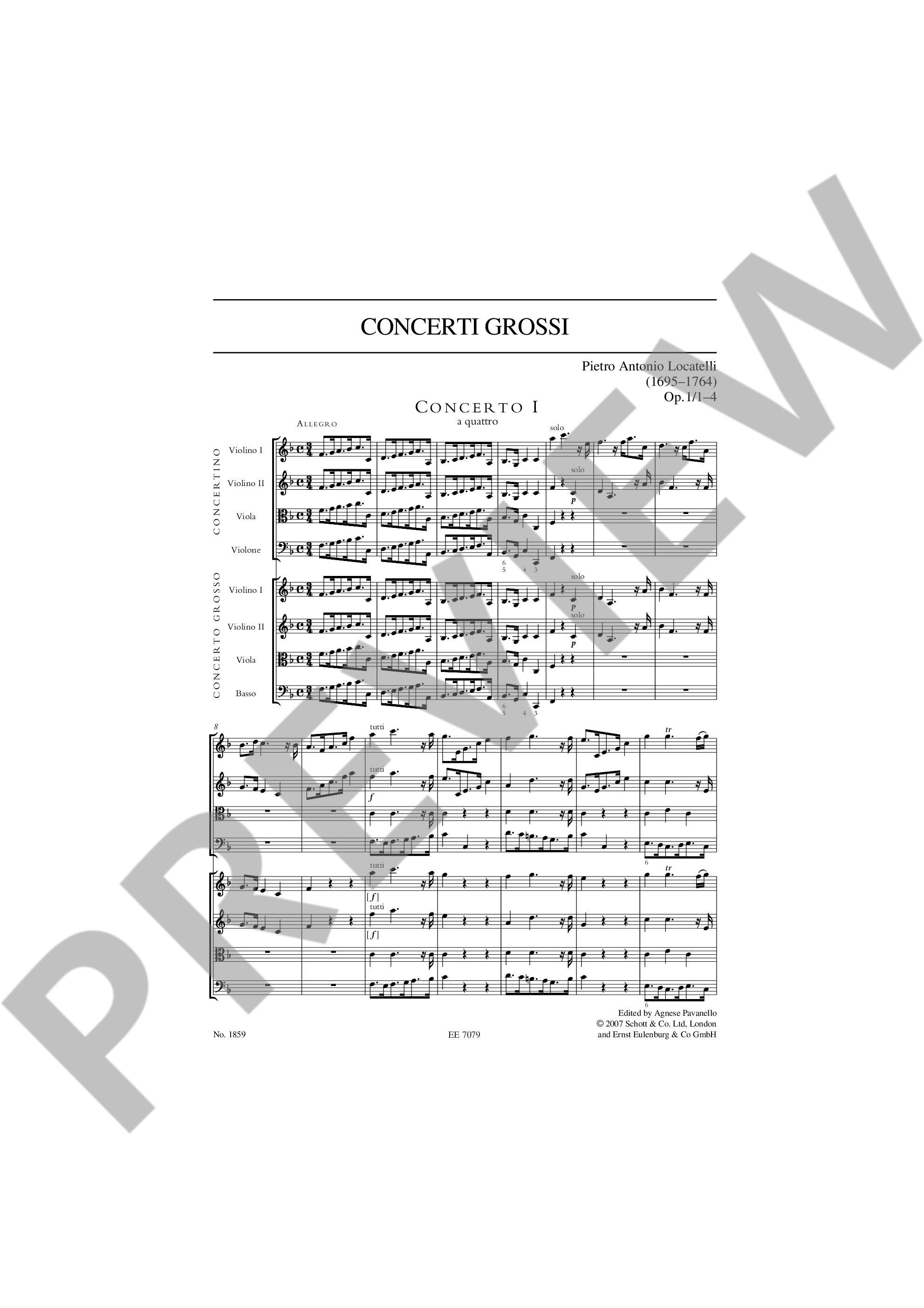 Anderes Coverbild Concerti Grossi op. 1