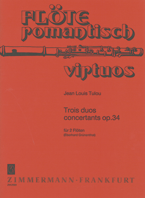 Vorderes Coverbild Trois duos concertants op. 34 