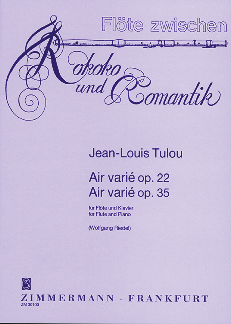 Vorderes Coverbild Air varié op. 22 und op. 35 