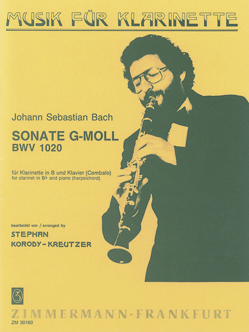 Vorderes Coverbild Sonate g-Moll BWV 1020 