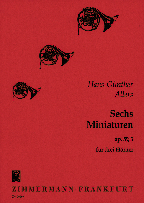 Vorderes Coverbild 6 Miniaturen op. 59/3 