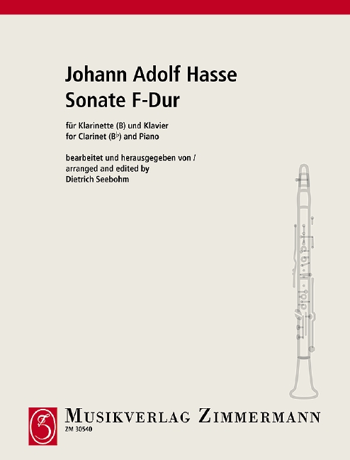 Vorderes Coverbild Sonate F-Dur (orig. G-Dur) 
