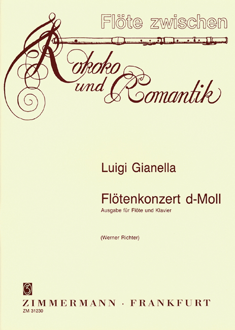 Vorderes Coverbild Flötenkonzert d-Moll 