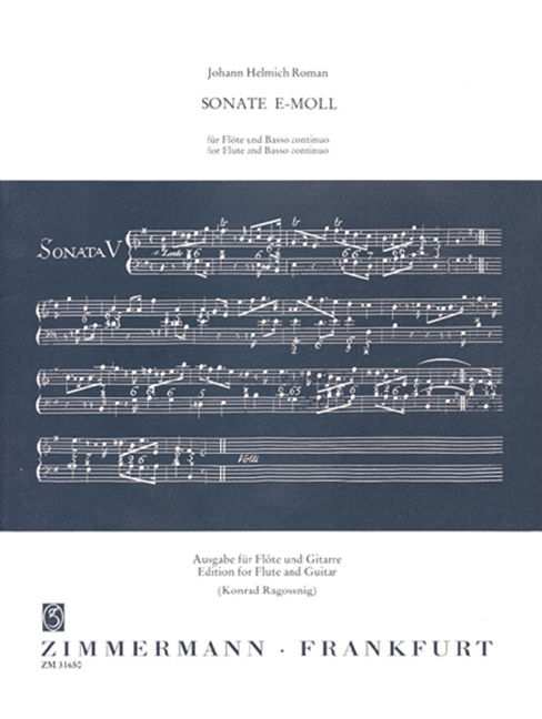 Vorderes Coverbild Sonate e-Moll 