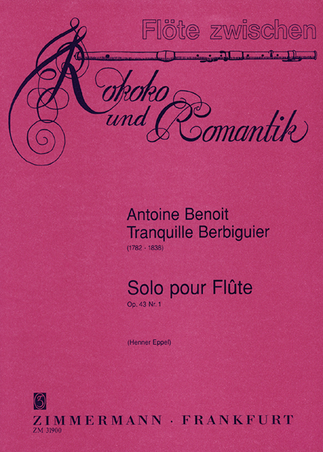 Vorderes Coverbild Solo pour Flûte op. 43/1 