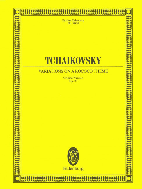 Anderes Coverbild Variationen über ein Rokoko-Thema für Violoncello und Orchester op. 33