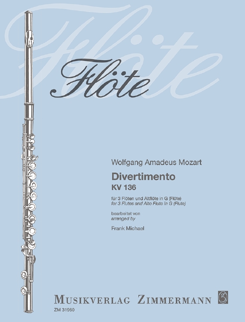 Vorderes Coverbild Divertimento KV 136 