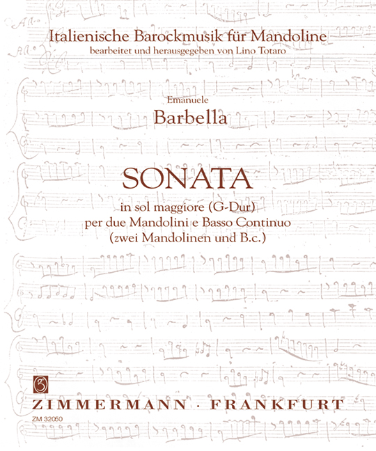 Vorderes Coverbild Sonata in sol maggiore (G-Dur) 