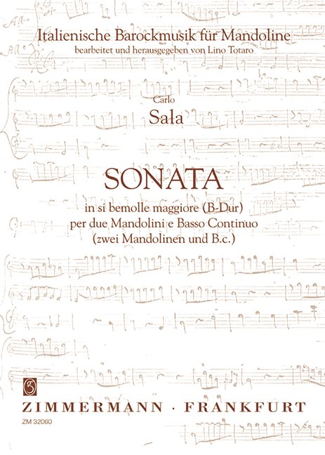 Vorderes Coverbild Sonata in si bemolle (B-Dur) 