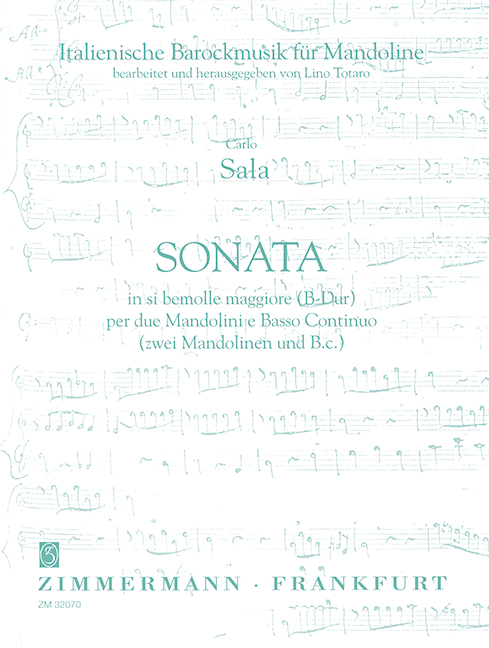 Vorderes Coverbild Sonata in si bemolle (B-Dur) 
