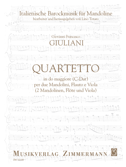 Vorderes Coverbild Quartetto in do maggiore (C-Dur) 