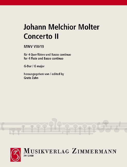 Vorderes Coverbild Concerto II G-Dur MWV VIII/19 