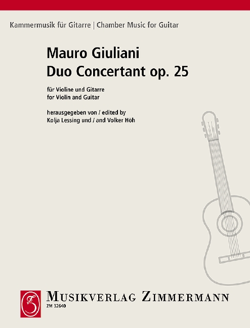 Vorderes Coverbild Duo Concertant e-Moll op. 25 