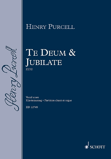 Vorderes Coverbild Te Deum and Jubilate D-dur Z 232