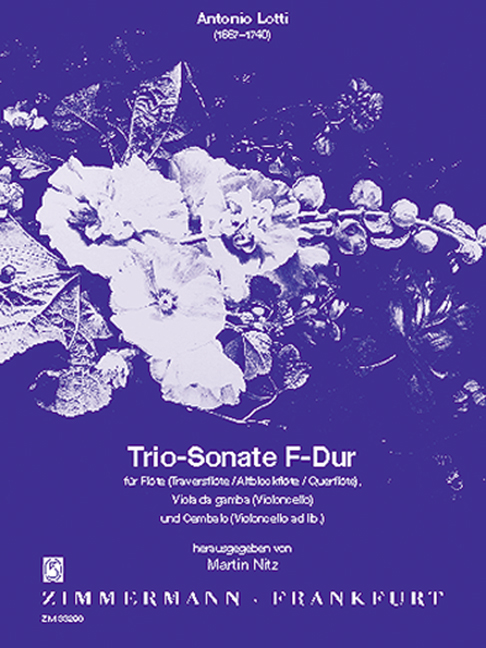Vorderes Coverbild Trio-Sonate F-Dur 