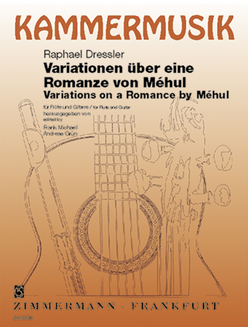 Vorderes Coverbild Variationen über eine Romanze aus der Oper "Joseph und seine Brüder" von Méhul 
