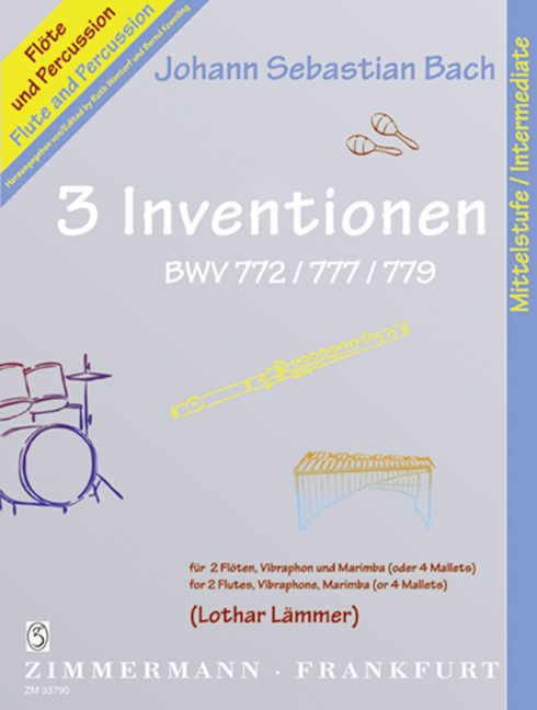 Vorderes Coverbild 3 Inventionen 