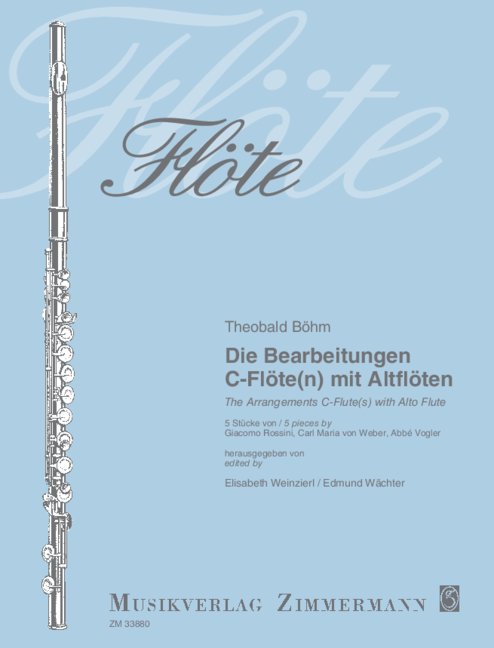 Vorderes Coverbild Die Bearbeitungen C-Flöte(n) mit Altflöte 