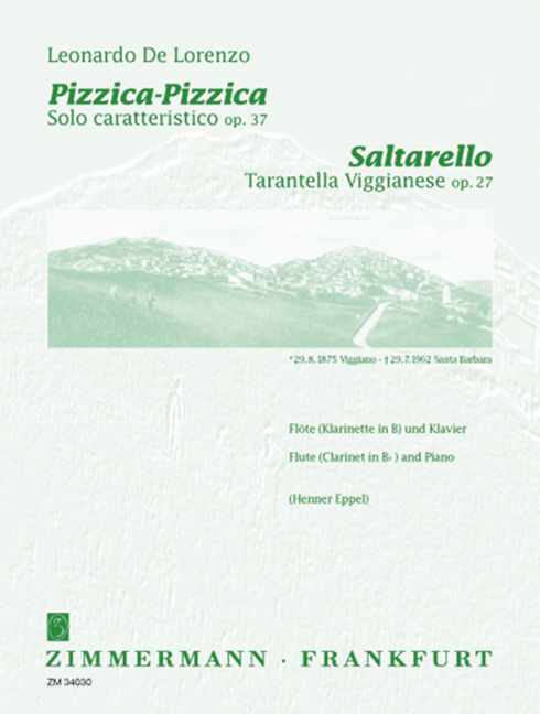 Vorderes Coverbild Saltarello/Pizzica-Pizzica op. 27/op. 37 