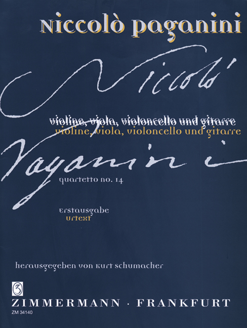 Vorderes Coverbild Quartetto No. 14 A-Dur 
