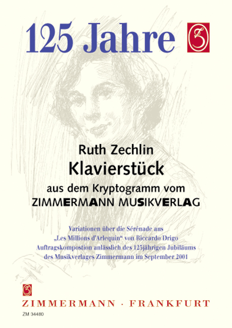 Vorderes Coverbild Klavierstück 