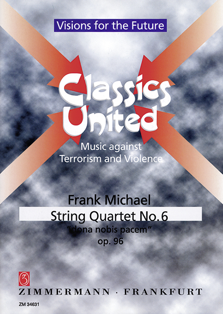 Vorderes Coverbild Streichquartett No. 6 "dona nobis pacem" op. 96 