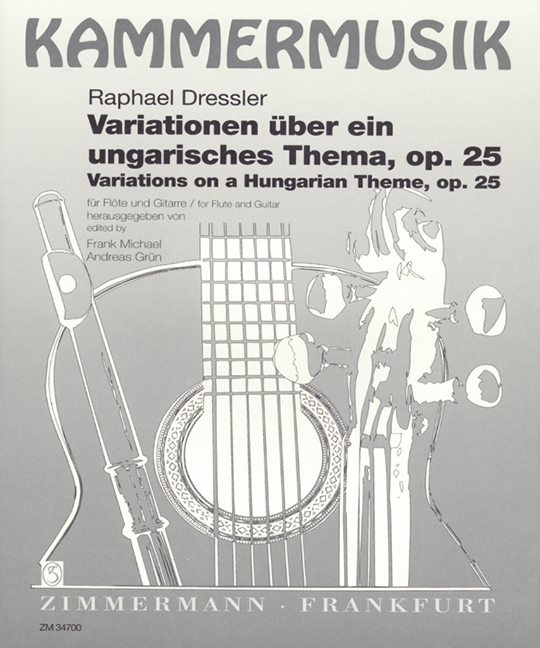 Vorderes Coverbild Variationen über ein ungarisches Thema op. 25 