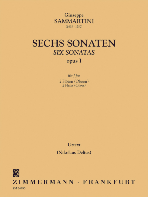 Vorderes Coverbild Sechs Sonaten op. I 