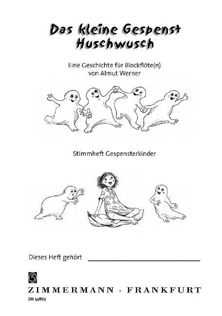 Vorderes Coverbild Das kleine Gespenst Huschwusch 