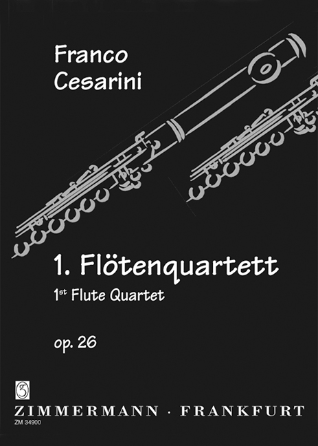 Vorderes Coverbild 1. Flötenquartett op. 26 