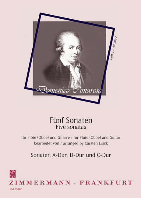 Vorderes Coverbild 5 Sonaten Heft 2