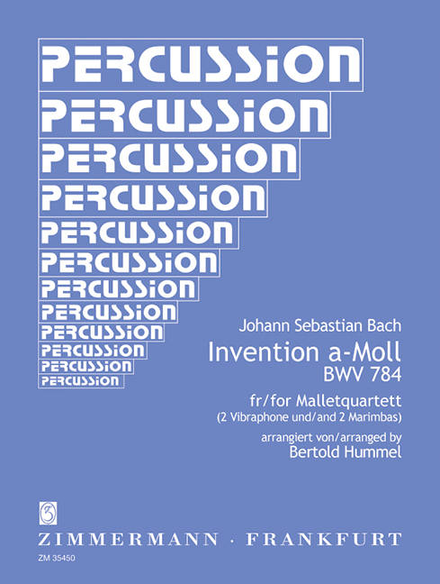 Vorderes Coverbild Invention a-Moll BWV 784 