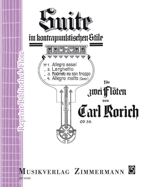 Vorderes Coverbild Suite im kontrapunktischen Stile op. 38 