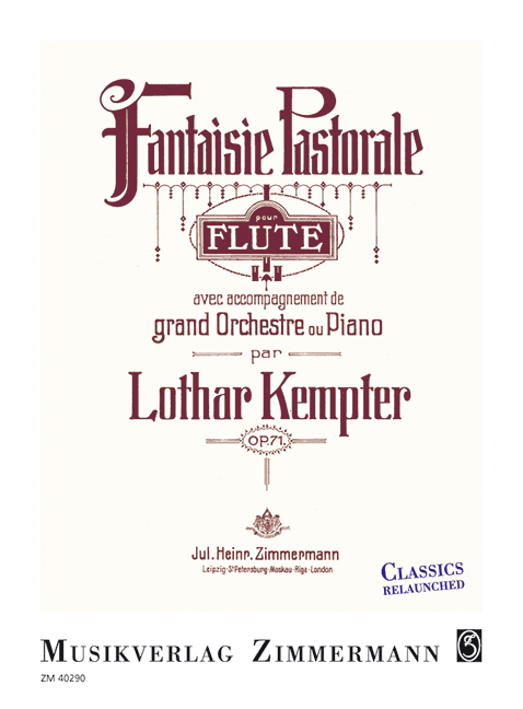 Vorderes Coverbild Fantaisie Pastorale op. 71 