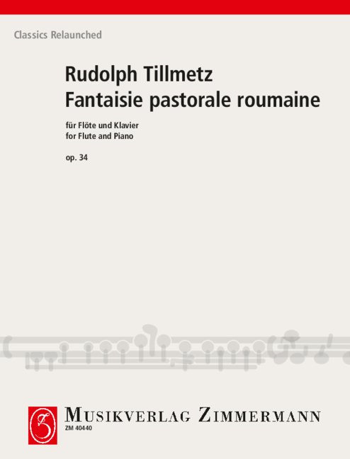 Anderes Coverbild Fantaisie pastorale roumaine op. 34 
